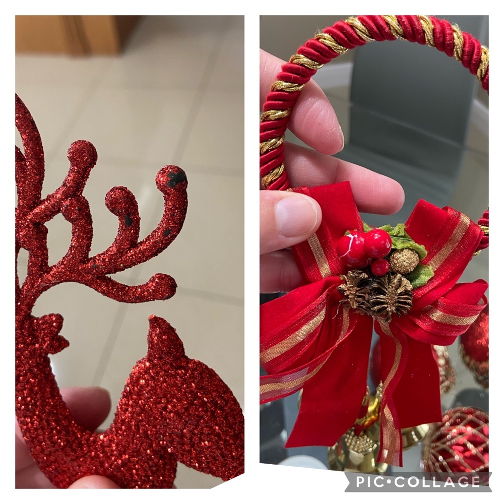 🔴 Christmas tree ornaments (17 in total) - Picture 15 of 16